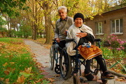 Запорожские пенсионеры поженились в доме престарелых 