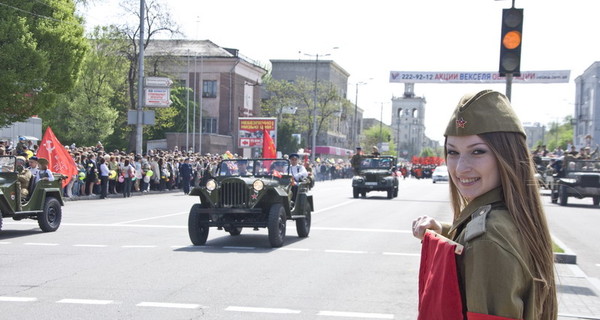 В День Победы горожане вернулись в советское прошлое