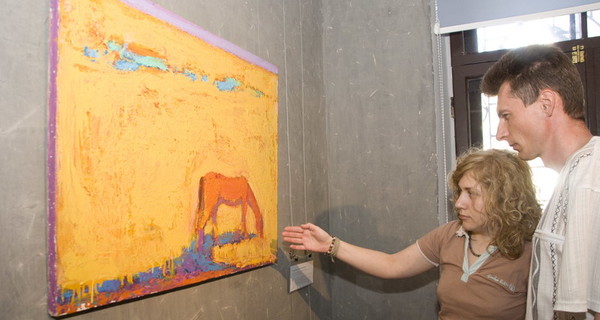 В Запорожье привезли картину самого дорогого художника Украины