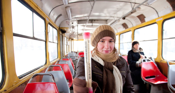 Морозы в Запорожье: Даже в подъездах только +4, а в трамвае +3