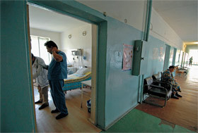 Пациент поджег больницу 