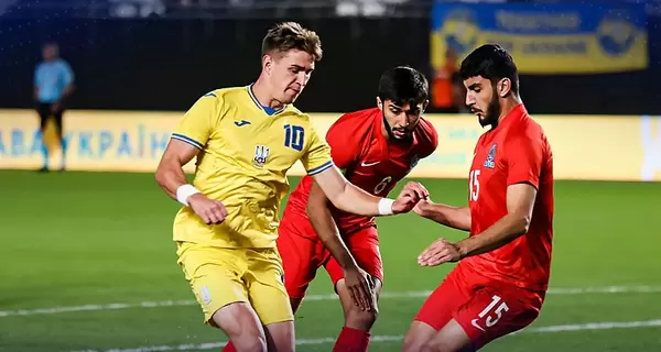 Украинская молодежная сборная сыграла последний матч в 2023 году – победила Азербайджан 1:0