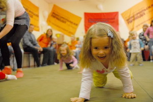 День рождения «Комсомолки» в Запорожье отпраздновали забегом малышей­«ползунков» 