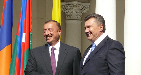 Виктор Янукович отметил юбилей в окружении президентов 