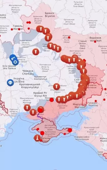 Мапа бойових дій в Україні: 27.02.2024